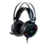 Headset Gamer Multilaser Warrior Flamma Stereo Led Rgb Usb 