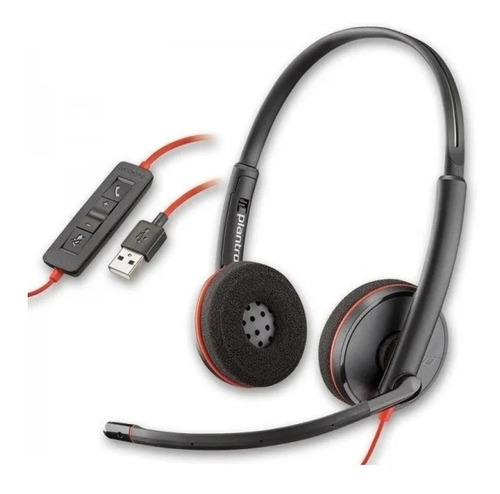 Headset Blackwire C3220 Usb Estéreo Cancelamento De Ruídos
