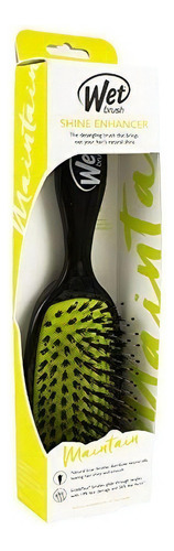 Cepillo Wet Brush Shine Enhancer Black Color Negro