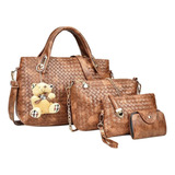 Conjunto De Bolsas Lucke Elegante De 4 Peças Para Mulheres,