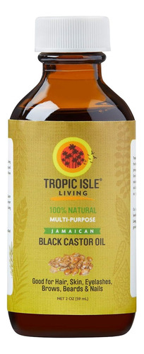 Tropic Isle Living - Aceite De Ricino Negro Jamaicano, Botel