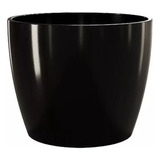 Vaso Cachepô Cerâmico Munique Preto 16 - Japi