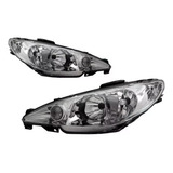 Optica El  Par Peugeot 206 Gti Doble Parabola 2000 2002 2003