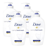 Jabón Líquido Para Manos Dove Caring 220 Ml 4 Pack **