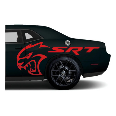 Stickers Laterales Challenger Srt Hellcat Demon 2pzas | Meses sin interés