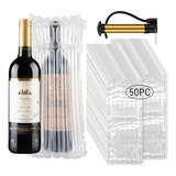 51 Bolsa Inflable Protectora Botella De Vino Columna Burbuja