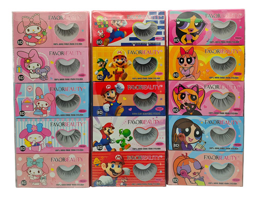 Set 20 Y 24 Pares De Extensiones De Pestañas Estilos Mayoreo