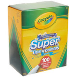 Crayola. Marcadores Lavables Super Tips. 100 Unidades