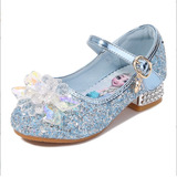 Zapatos Frozen Elsa Princess Con Suela Blanda, Sandalias Par