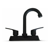 Grifo Mezcladora Para Baño Lavabo Latón Negro Mate 4022n