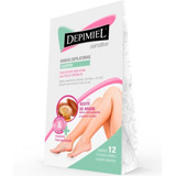 Bandas Depilatorias Para Cuerpo Depimiel Sensitive Caja X 12