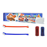 Escova Dentes Para Cachorro E Pasta Dental Kit Higiene Pet 