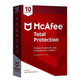 Antivirusmcafee Total Protection Para 10 Dispositivo 1 Año