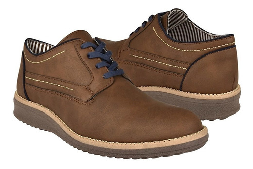 Zapatos Casuales Stylo 209 Suede Cafe 