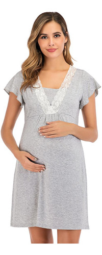 Pijama Multifuncional Para Amamantar Dress Pregnant