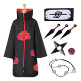 Disfraces De Cosplay De Naruto Akatsuki Uchiha Capa De Anime