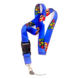 Lanyard Super Mario Llavero Colgante Cinta 