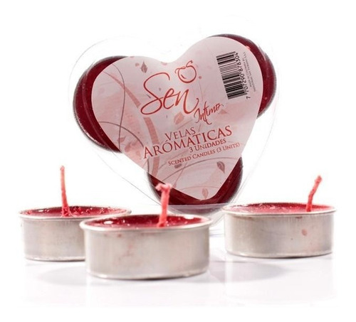 Velas Aromáticas Aromaterapia Sen Intimo X3