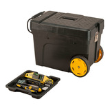 Caja Porta Herramientas 53 Lts Stanley Stst33027 Color Negro