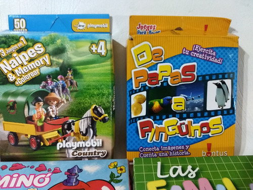 Lote De Juegos De Mesa Para Niños Desde 4 Años. S/uso