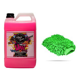 Shampoo Lava Auto Con Cera Wax Toxic Shine 4lts + Manopla