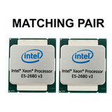 2 Processador Xeon E5-2680 V3 Lga2011-3 Cpu 30mb Original