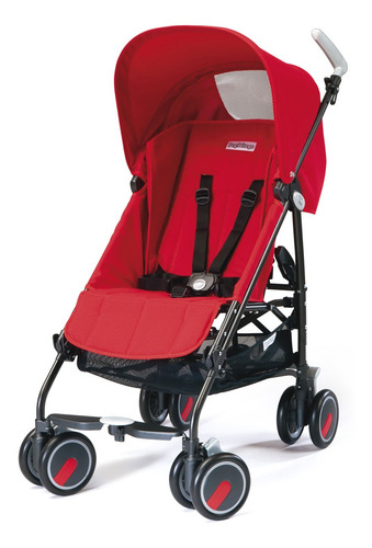 Cochecito Paragüitas Peg Perego Mini Pliko Fire Con Chasis Color Negro