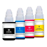 Kit 4 Botellas Tinta Canon Gi-190 G1100 G2100 G3100