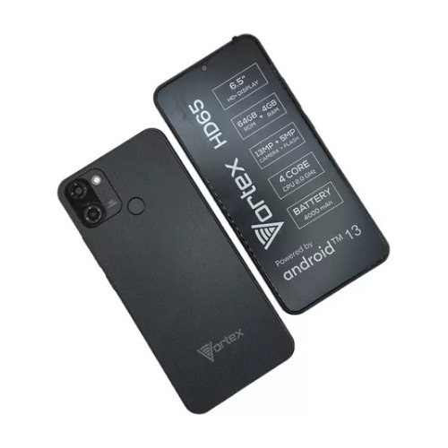 Telefono Inteligente Android Marca Vortex 64gb De Memoria Y 4 Ram 6.5 Pulgadas Celular Economico