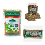 Combo Cobayos Y Roedores Alimento Balanceado Alfalfa Marlo