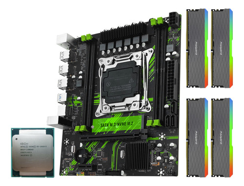 Kit Placa Mãe X99 + Intel Xeon E5-2666 V3 + 32gb 