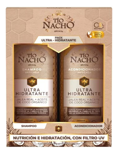 Pack Tio Nacho Ultra Hidratante Shampoo+acondicionador 415ml