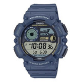 Relógio Casio Masculino Ws-1500h-2av Correia Azul Bisel Azul Fundo Digital Padrão