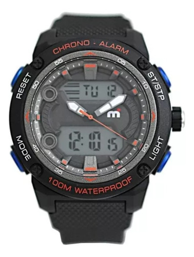 Reloj Mistral Hombre Caucho Gadg-1812-01 Deportivo Digital 