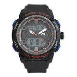 Reloj Mistral Hombre Caucho Gadg-1812-01 Deportivo Digital 