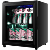 Refrigerador Compacto Para Bebidas Con Puerta De Vidrio 75