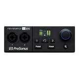 Presonus Revelator Io24 Usb Interface Placa Streaming Midi Color Negro