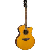 Guitarra Acústica Y Eléctrica Yamaha Cpx600 Vt