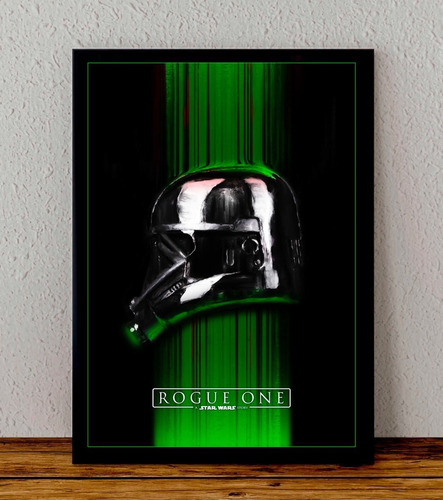 Cuadro 33x48 Poster Enmarcado Star Wars Rogue One 7