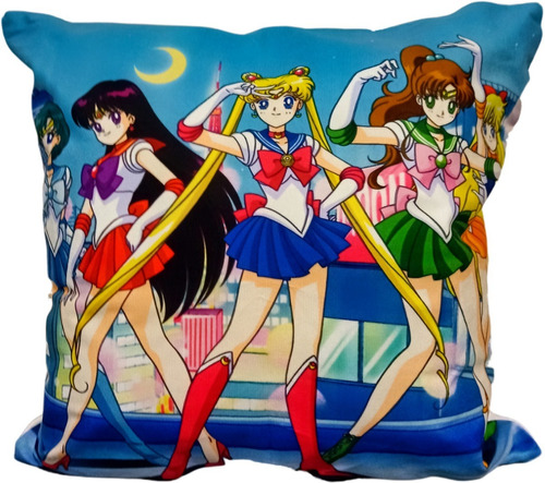 Sailor Moon Cojín Almohada Felpa Extra Suave 45 X 45 Cm