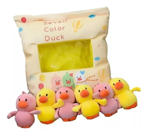 Almohada Rellena Con 8 Peluches Unicornios Dinosaurios Pollo