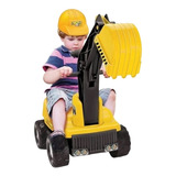 Max Escavadeira Infantil Brinquedos Carrinho Para Criança Cor Amarelo