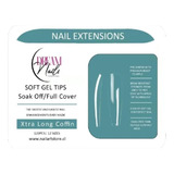 Soft Gel Tips Xtra Long Coffin Marca Americana Dream Nails