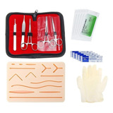 Kit De Práctica De Sutura Quirúrgica Médico Cirujano 6pcs