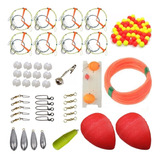 Kit Pesca Completa Variada + Accesorios Listo Para Pescar