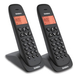Teléfono Inalámbrico Uniden At3102-2 Duo Negro