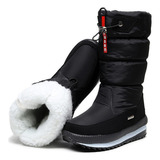 Botas De Nieve Con Plataforma Mujer Zapatos Antideslizantes