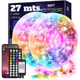 Cinta De Luz Led Rgb 5050 X27 Metros + Control Bluetooth