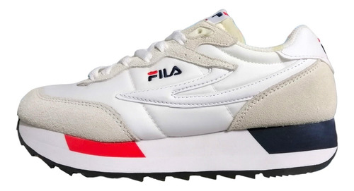 Tenis Fila Modulus Color Blanco/ Marino/ Rojo (718-125)