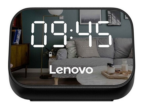 Parlante Con Reloj Lenovo Con Ts13 Black Color Negro